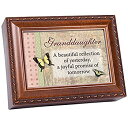 yÁzyAiEgpzCottage Garden Granddaughter Woodgrain Music Box / Jewelry Box Plays Light Up My Life by Cottage Garden [sAi]