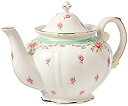 【中古】【輸入品・未使用】(5-Cup%カンマ% Green) - Gracie China Vintage Green Rose Porcelain 5-Cu...