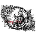 【中古】【輸入品・未使用】Deep Red Cling Stamp 3%ダブルクォーテ%X4%ダブルクォーテ%-Vintage Santa (並行輸入品)