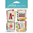 【中古】【輸入品 未使用】Jolee 039 s Boutique Dimensional Stickers-Stitched Notebook Paper Words (並行輸入品) 並行輸入品