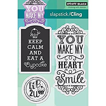 yÁzyAiEgpzPenny Black Cling Rubber Stamp 5%_uNH[e%X7.5%_uNH[e% Sheet-Cupcake Day! (sAi)