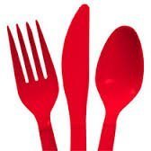 šۡ͢ʡ̤ѡ2 Pack Plastic Utensils%% 96-ct. Bags (Red) by Party! ...