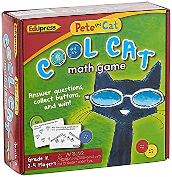 šۡ͢ʡ̤ѡ[Edupress]Edupress Pete the Cat Cool Cat Math Game%% Kindergarten EP-3530 [¹͢]