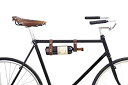 【中古】【輸入品 未使用】oopsmark 自転車ワインラックキャリア - 自転車ボトルホルダー - ブラウンレザー