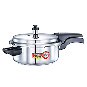 【中古】【輸入品 未使用】Prestige Alpha PRSDA-3L Induction Base Stainless Steel Deluxe Pressure Cooker カンマ 3 L/Small カンマ Silver 並行輸入品