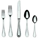 【中古】【輸入品・未使用】Mepra 102322005 Boheme 5 Piece Place Setting%カンマ% Stainless Steel