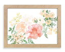 【中古】【輸入品・未使用】MINTED %ダブルクォーテ%ピオニーwith Spring Flowers %ダブルクォーテ% Framedアートプリント