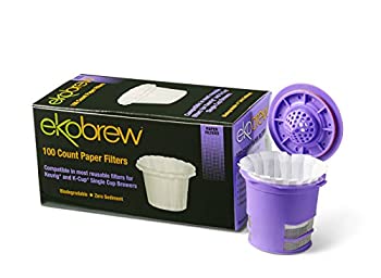 【中古】【輸入品・未使用】Optional Coffee Paper Filter for Ekobrew Single Serve Filter%カンマ% 100 Count by ekobrew [並行輸入品]