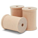 【中古】【輸入品・未使用】Woodpeckers 木製スプール 2 x 1-1/2インチ 大型木製スプール 25本パック 未完成の樺 スプリンター フリー クラ...