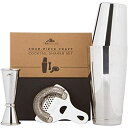 【中古】【輸入品・未使用】Boston Shaker Set: Professional two-piece Stainless Steel Cocktail ...