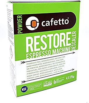 楽天ムジカ＆フェリーチェ楽天市場店【中古】【輸入品・未使用】Cafetto Restore エスプレッソマシン ミルクスチーマー クリーナー コーヒーマシン 洗浄 パウダー 復元有機 カフェット リストア Descaler 洗浄