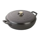 【中古】【輸入品・未使用】Staub 13003023 ブレイザー 3.75クォート マットブラック