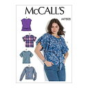 【中古】【輸入品・未使用】McCall's Patterns McCall's M7808A5 レディース プルオーバー タンクトップ ショート丈 長袖 トップス 裁縫パターン サイズ6-14 6-8-10-12-14、