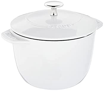 【中古】【輸入品・未使用】Staub 鋳鉄 プチ フレンチオーブン 1.5-qt ホワイト 11721602