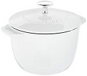 【中古】【輸入品・未使用】Staub 鋳鉄 プチ フレンチオーブン 1.5-qt ホワイト 11721602