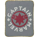 【中古】【輸入品・未使用】Jay Franco Captain Marvel Taking Off スローブランケット グレー