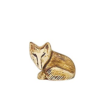 【中古】【輸入品・未使用】［リサラーソン］Lisa Larson 置物 ミニ ズー キツネ ブラウン 1320203 リ..