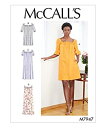 【中古】【輸入品・未使用】McCall's Patterns McCall's M7947Z レディース 膝丈 ルーズフィットドレス サイズ16-22 裁縫パターン ホワイト