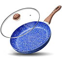 【中古】【輸入品・未使用】ノンスティックフライパン 蓋付き 12インチ フライパン ノンスティック ストーン派生コーティング 花崗岩フライパン 12インチフライパン ストー
