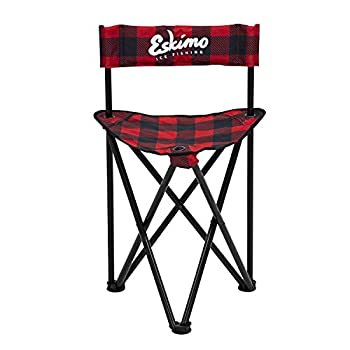 【中古】【輸入品・未使用】Eskimo 34789 格子柄 折りたたみ アイスフィッシングチェア