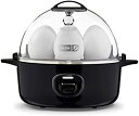 【中古】【輸入品 未使用】DASH Express Electric Egg Cooker カンマ 7 カンマ Black/ダッシュ エクスプレス エレクトリック エッグクッカー 7個用 - ブラック 並行輸入品