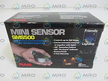 RAB Lighting SMS500 Mini Sensor 180 Degrees Detection Pattern 500W Power 120V Bronze Color
