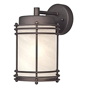 【中古】【輸入品・未使用】Westinghouse 6230700 Parksville One-Light Exterior Wall Lantern%カンマ% Oil Rubbed Bronze Finish on Steel with White Alabaster Glass [並行 【中古】【輸入品・未使用】Westinghouse 6230700 Parksville One-Light Exterior Wall Lantern%カンマ% Oil Rubbed Bronze Finish on Steel with White Alabaster Glass [並行