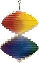【中古】【輸入品・未使用】(Rainbow Colors) - Rainbow Wood Wind Spinner - Made in USA
