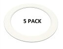 【中古】【輸入品・未使用】5 Pack-White Light Trim Ring Recessed Can 15cm Inch Over Size Overs...