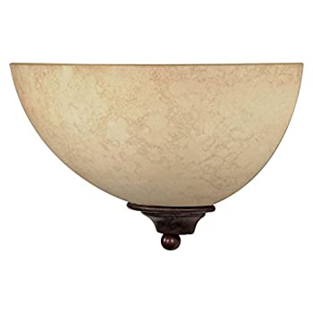 yÁzyAiEgpzNuvo 60/044 One Light Wall Sconce with Tuscan Suede Glass%J}% Old Bronze [sAi]