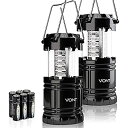 【中古】【輸入品・未使用】Vont 2 Pack LED Camping Lantern%カンマ% Portable%カンマ% Great Addition t...