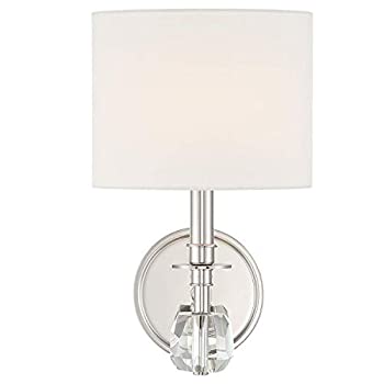 【中古】【輸入品・未使用】Crystorama 燭台チャイム 1ライト 光沢ニッケル