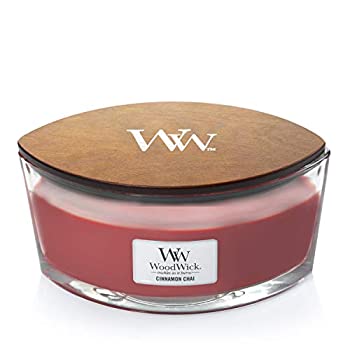 yÁzyAiEgpzWoodWick 76104 Cinnamon Chai HearthWick Candle%J}% Red by Woodwick