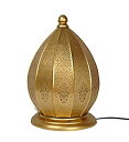 【中古】【輸入品・未使用】Lalhaveli トルコ モロッコ ボヘミアン テーブル デスク ベッドサイド ナイトランプ ライト ランプシェード プラグ&ワイヤ付き 14 x 9.5インチ