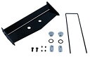 【中古-非常に良い】OPTION No.1 アルミ製可変リヤウイングセット (ブラック) NO-133BK