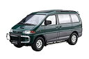 【未使用】【中古】青島文化教材社 1/24 ザ・モデルカーシリーズ No.96 ミツビシ PE8W デリカスペースギア 1996 プラモデル