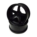 【未使用】【中古】TOP LINE Nモデルver.2 (ホイル幅28mm&3mmハブ対応) オフセット4 マットブラック TDW-041MB
