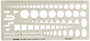 【中古-非常に良い】ドラパス テンプレート S型 100S 総合定規 No.1 32100S