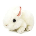 【中古】りくのなかまたち ぬいぐるみ ウサギ ホワイト 180497