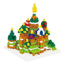 【中古】ナノブロック 聖ワシリー大聖堂 NBH-051