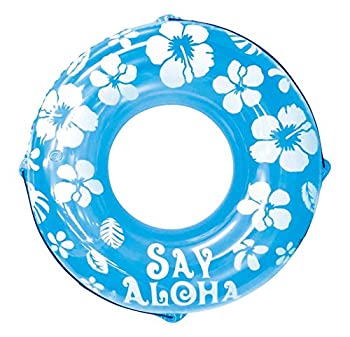 【未使用】【中古】ドウシシャ 浮き輪 SayAloha ブルー 120cm DC-14043