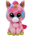 【中古-非常に良い】メテオエイパック Ty ビーニーブーズ ファンタジア (ユニコーン マルチ) Mサイズ ぬいぐるみ 36158