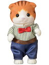 【未使用】【中古】シルバニアファミリー 人形 メイプルネコのお父さん