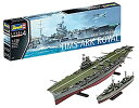【未使用】【中古】ドイツレベル 1/720 イギリス海軍 HMS アークロイヤル & トライバル級駆逐艦 プラモデル 05149