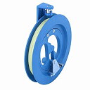 【未使用】【中古】URAQT 凧 カイト用 凧揚げ用 糸巻き 凧糸巻き リール回転式 ベアリングリール式 強力たこ糸(200m) 直径18cm 子供、女性か...
