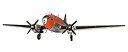 【中古-非常に良い】プラッツ 1/144 航空自衛隊 C-46 AACS 飛行点検機 プラモデル PD-23