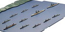【未使用】【中古】フジミ模型 1/3000 集める軍艦シリーズ No.15 ガダルカナル島砲撃挺身隊セット(金剛/榛名/五十鈴/彩色済み上空直衛機付き) プラモ...