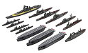 【中古-非常に良い】フジミ模型 1/3000 集める軍艦シリーズ No.17 海上護衛戦空母艦隊セット(大鷹型/武蔵/阿賀野/明石/彩色済み艦載機付き) プラモ...