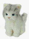 【中古-非常に良い】日本製リアル 猫のぬいぐるみ 子猫26cm 座り%カンマ% トラグレーS
