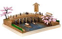 【未使用】【中古】ウッディジョー 東海道五十三次シリーズ 日本橋 木製模型 ノンスケール 組み立てキット